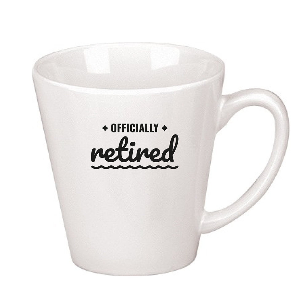Officially retired coffee mug